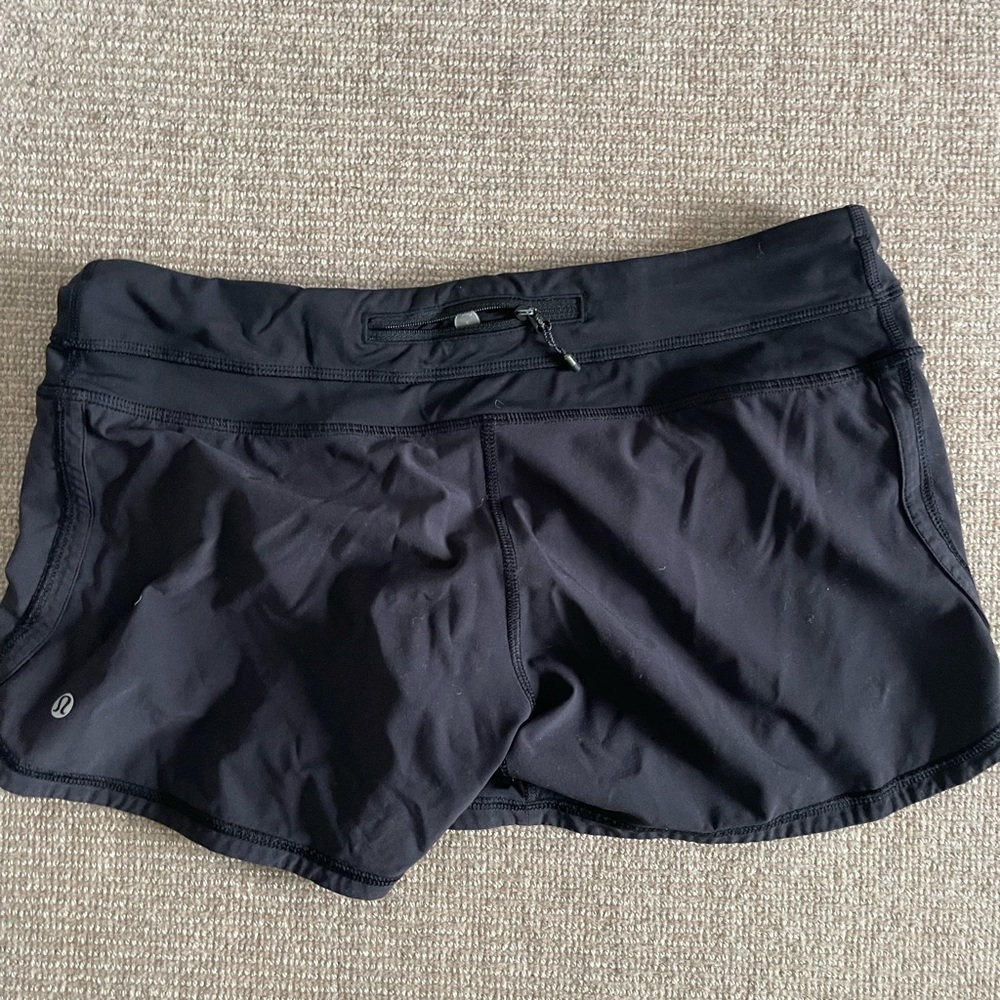 Black lulu lemon shorts